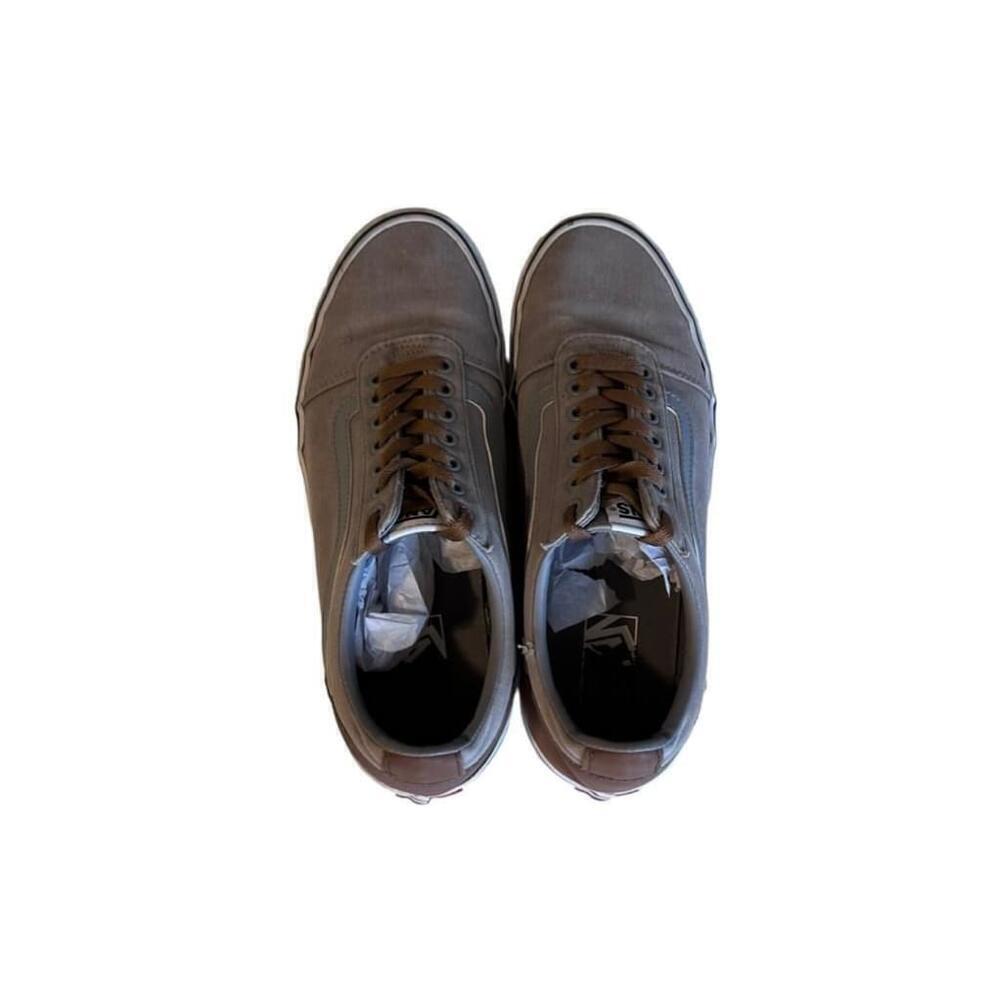 Vans Men’s Ward Deluxe Sneaker Frost Grey/Acid Denim Size 10.5 - Picture 8 of 10